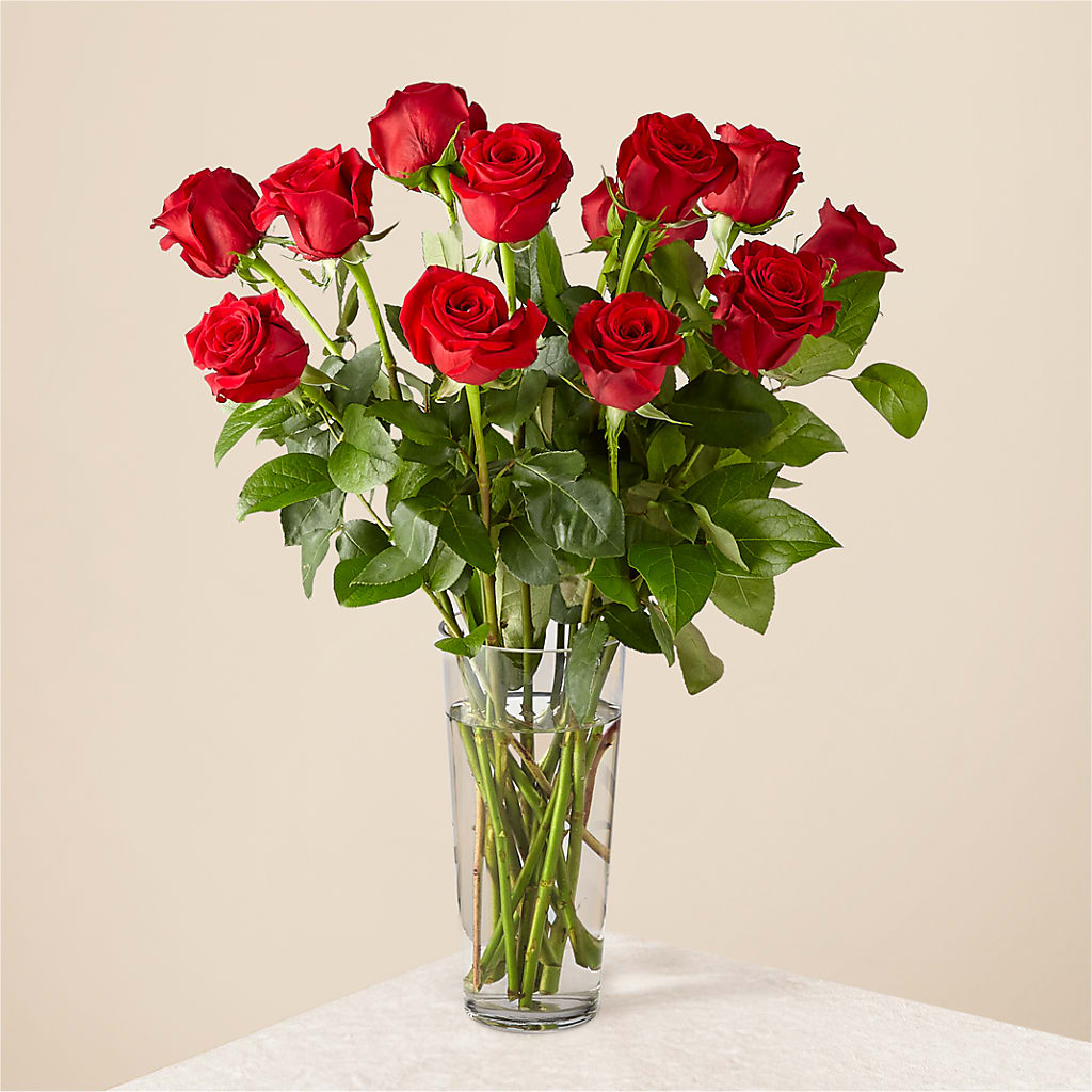 Long Stem Red Rose Bouquet – What A Flowers, Lawrenceville GA
