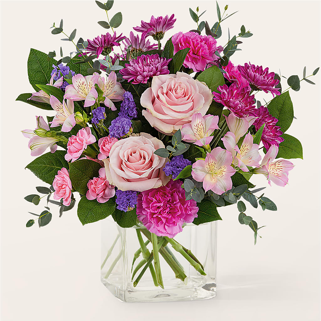 Rosy Radiance Bouquet – What A Flowers, Lawrenceville GA