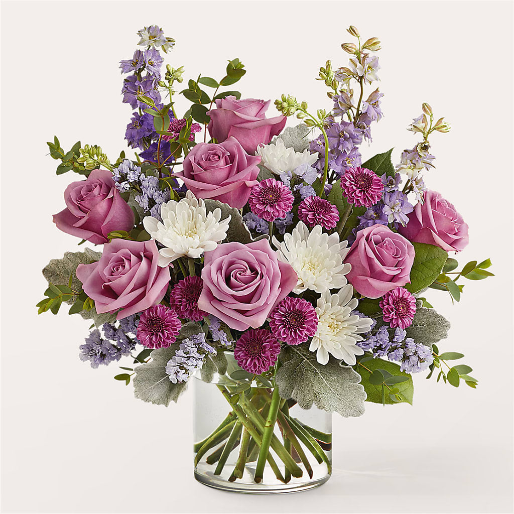 Violet Frost Bouquet – What A Flowers, Lawrenceville GA