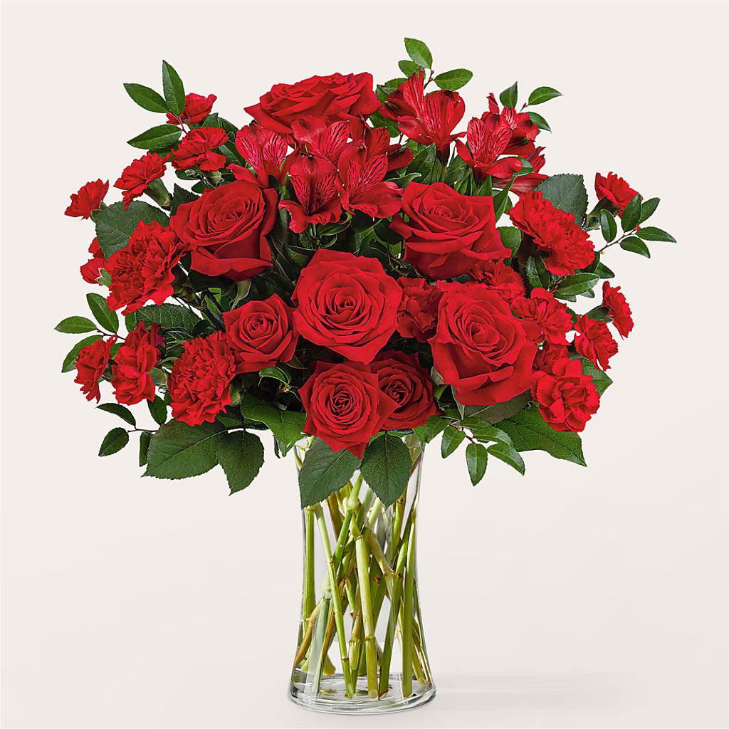 Brilliant Ruby Bouquet – What A Flowers, Lawrenceville GA