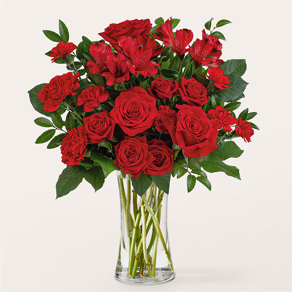 Brilliant Ruby Bouquet – What A Flowers, Lawrenceville GA