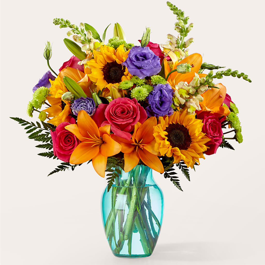 Double Rainbow Bouquet – What A Flowers, Lawrenceville GA