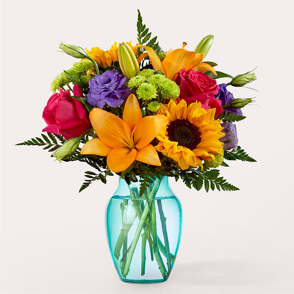 Double Rainbow Bouquet – What A Flowers, Lawrenceville GA