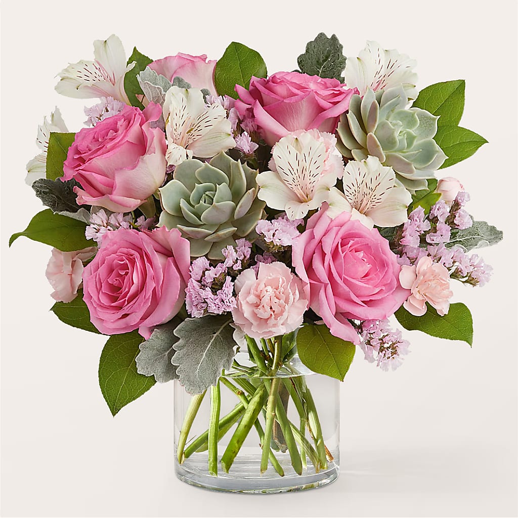 Dusty Rose Bouquet – What A Flowers, Lawrenceville GA