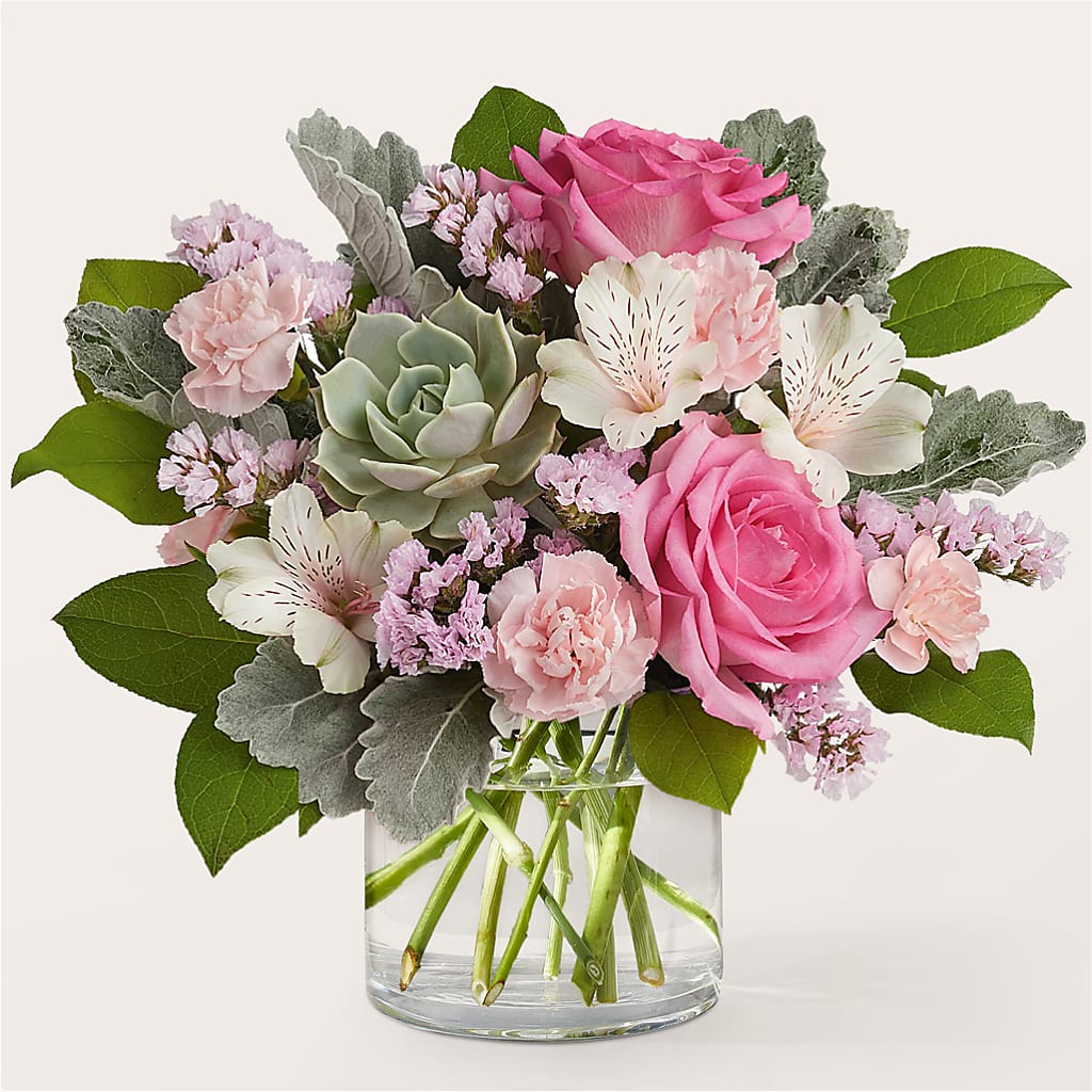 Dusty Rose Bouquet – What A Flowers, Lawrenceville GA