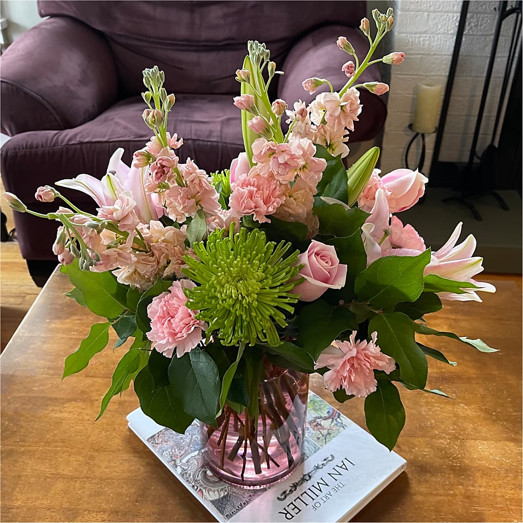 Pretty in Pink Bouquet – What A Flowers, Lawrenceville GA