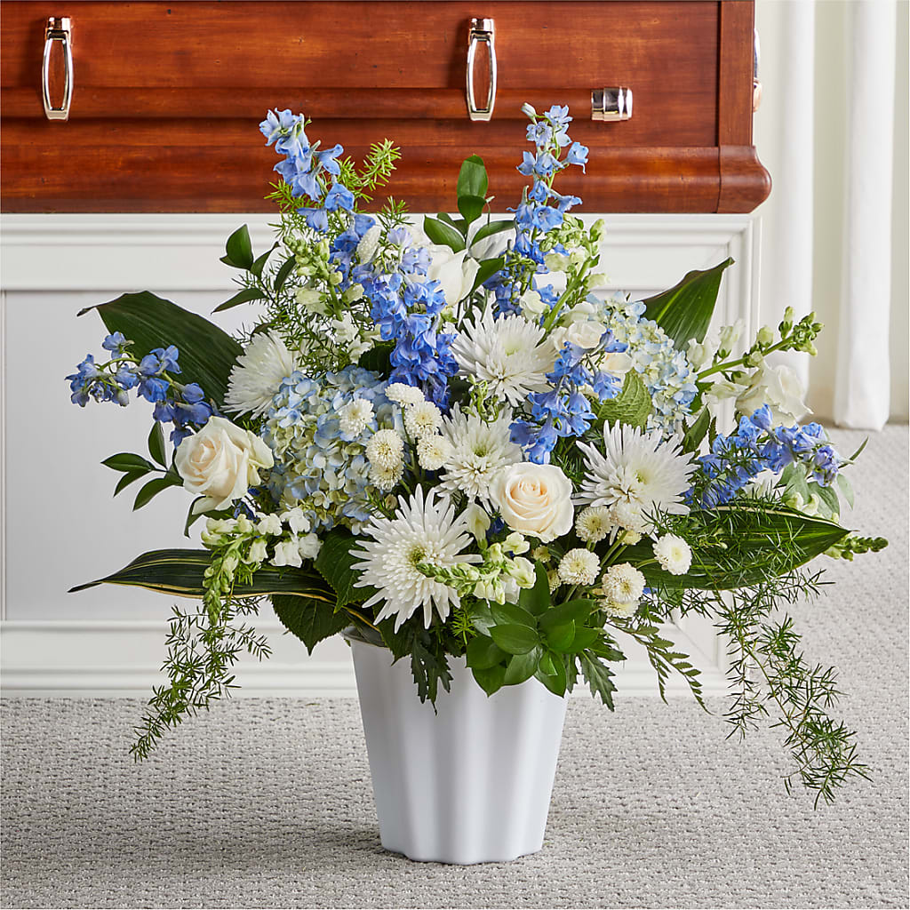 Everlasting Memories Floor Basket – What A Flowers, Lawrenceville GA