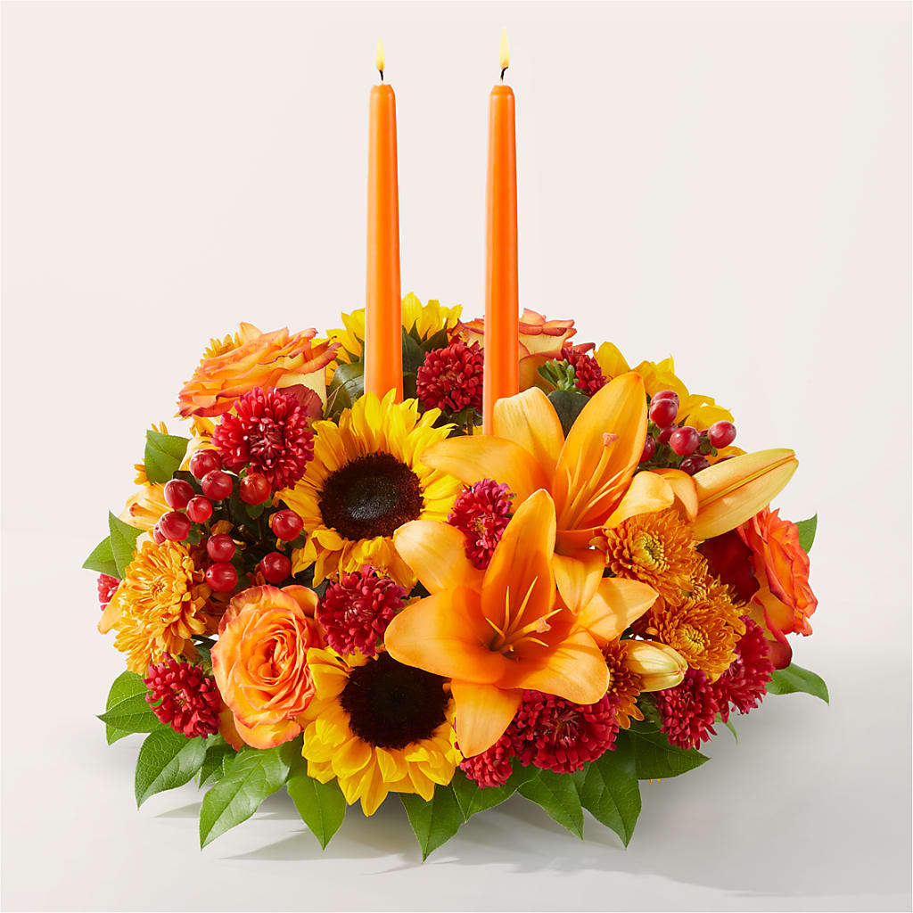 Grateful Centerpiece – What A Flowers, Lawrenceville GA