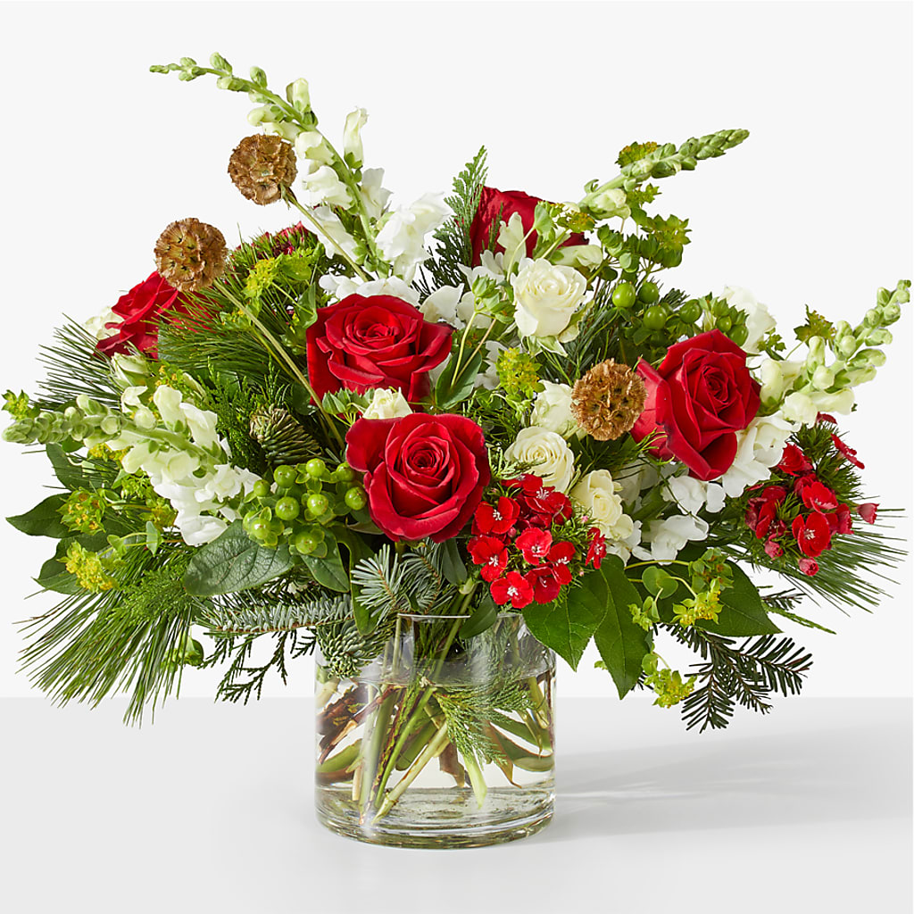 Deck the Halls Bouquet – What A Flowers, Lawrenceville GA