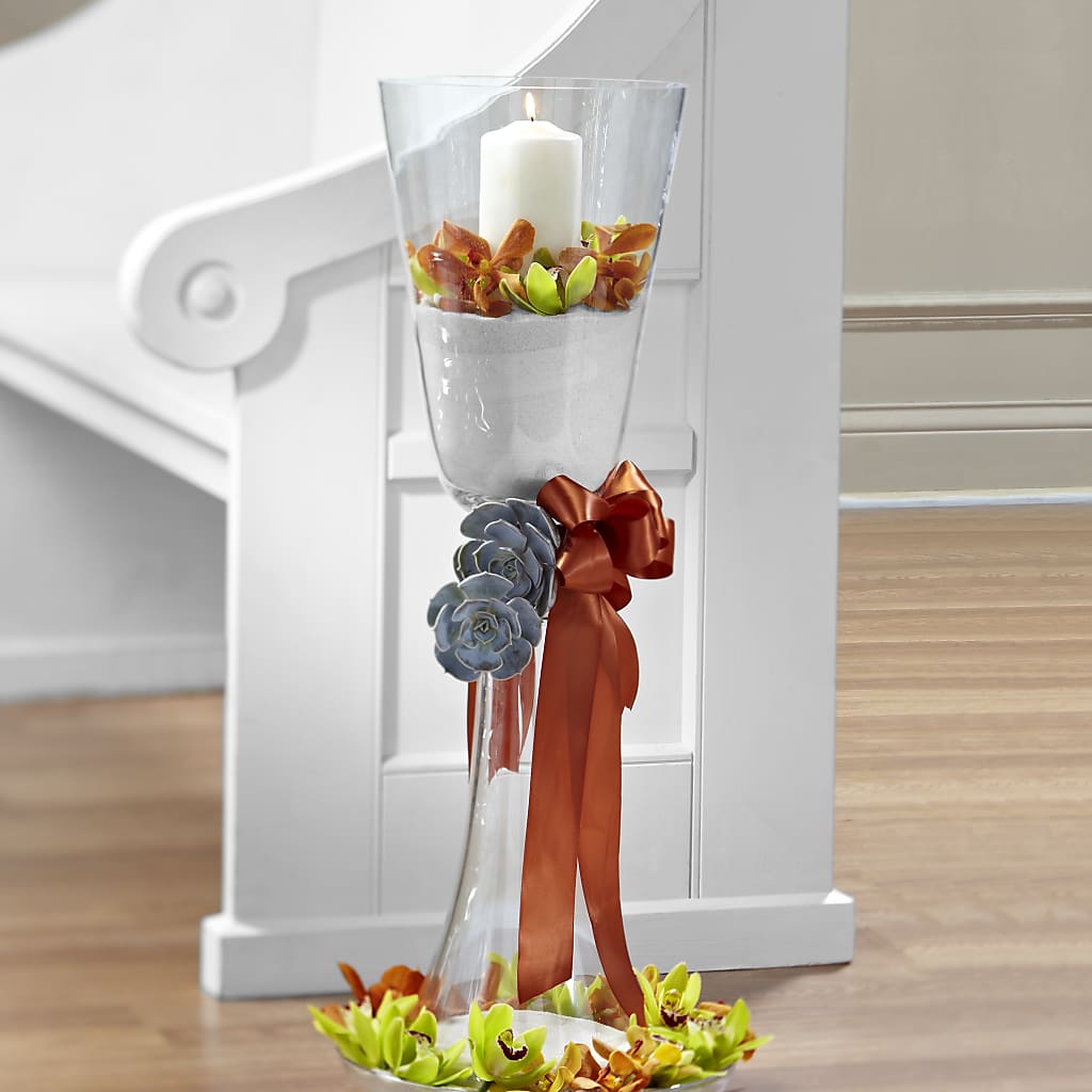 Matrimony Pew Decor – What A Flowers, Lawrenceville GA