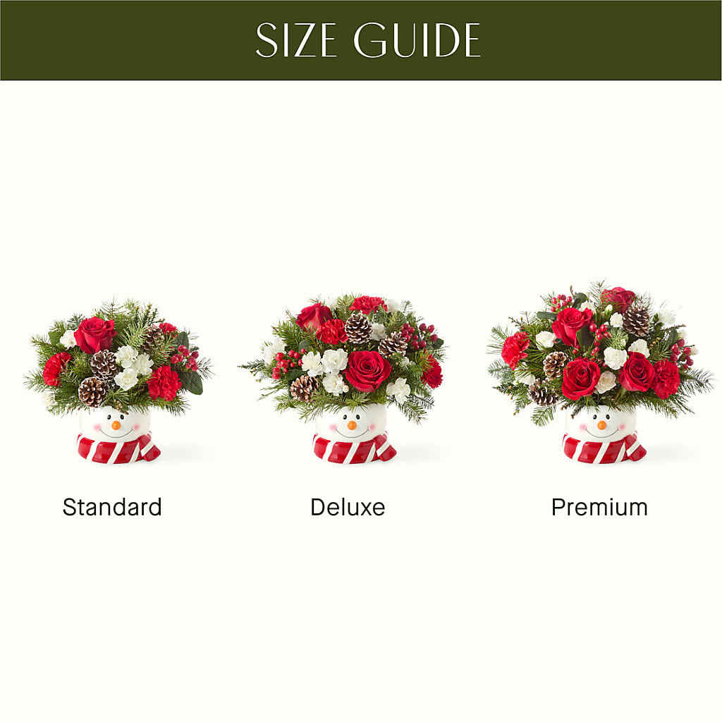 Jolly Snowman Bouquet –  What A Flowers, Lawrenceville GA