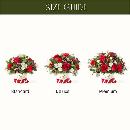 Jolly Snowman Bouquet –  What A Flowers, Lawrenceville GA