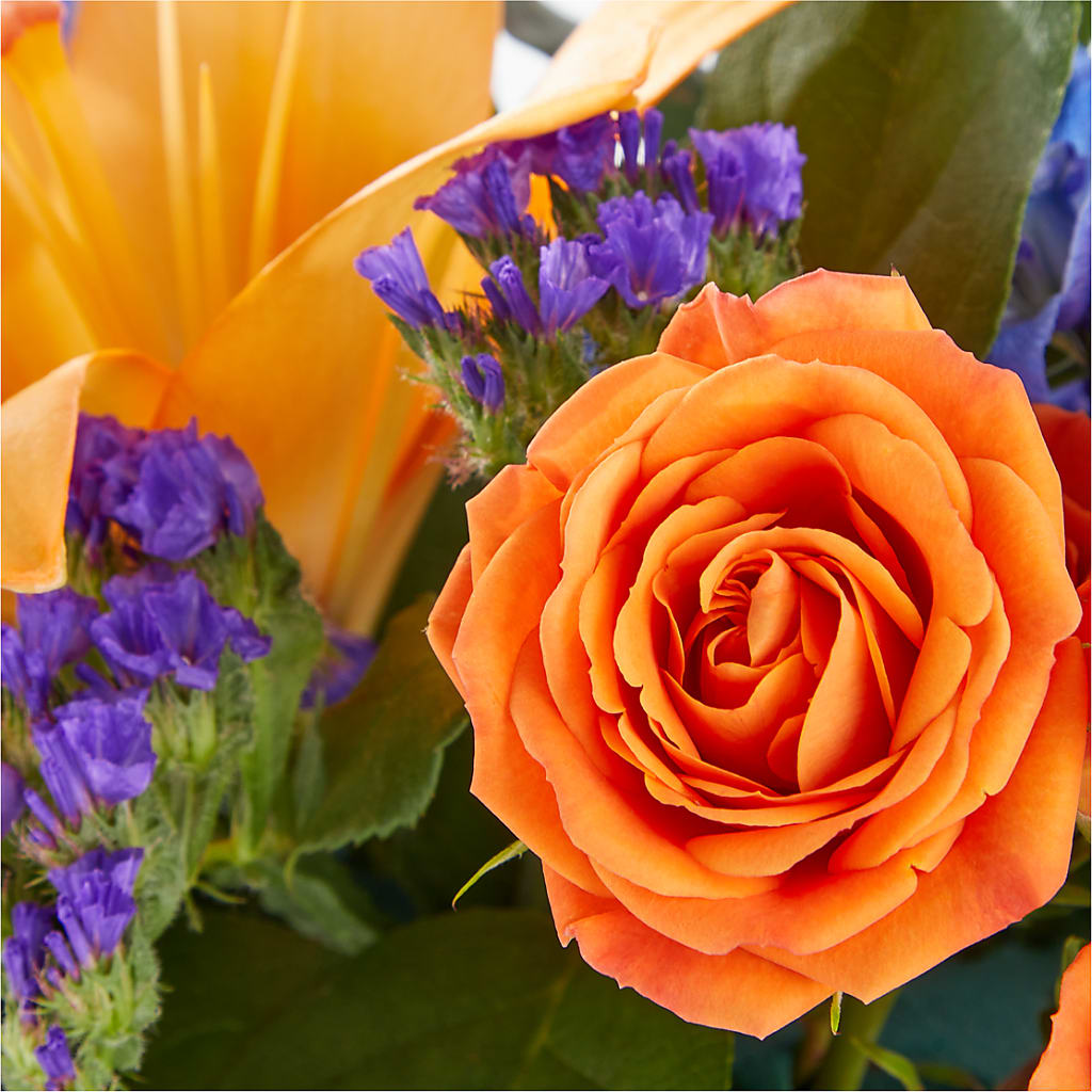Radiant Citrus Box Bouquet –  What A Flowers, Lawrenceville GA