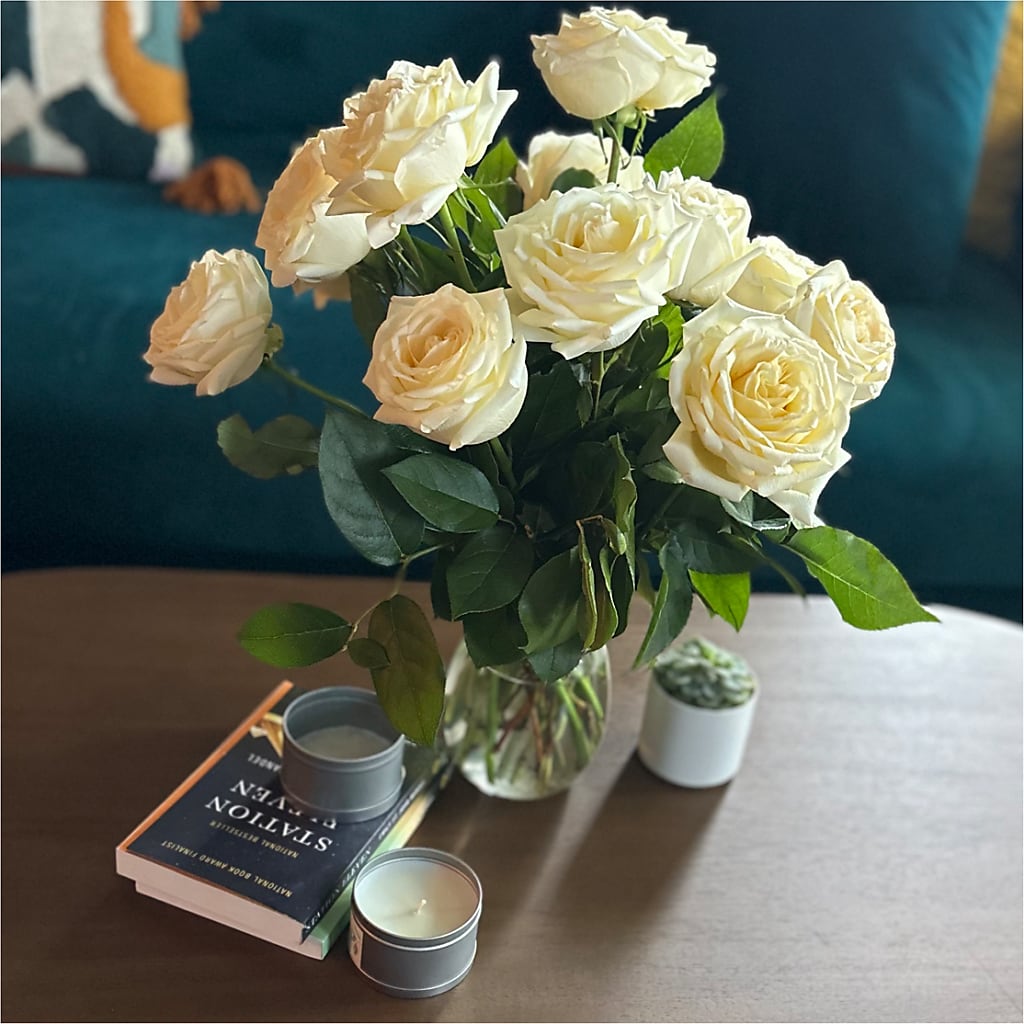 Long Stem Yellow Rose Bouquet –  What A Flowers, Lawrenceville GA
