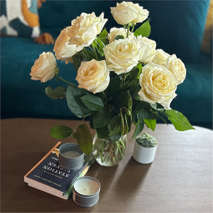 Long Stem Yellow Rose Bouquet –  What A Flowers, Lawrenceville GA