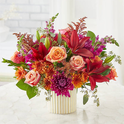 Burgundy Landscape Bouquet –  What A Flowers, Lawrenceville GA