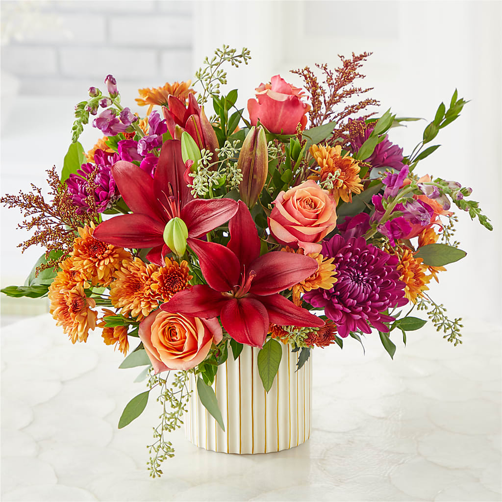Burgundy Landscape Bouquet –  What A Flowers, Lawrenceville GA