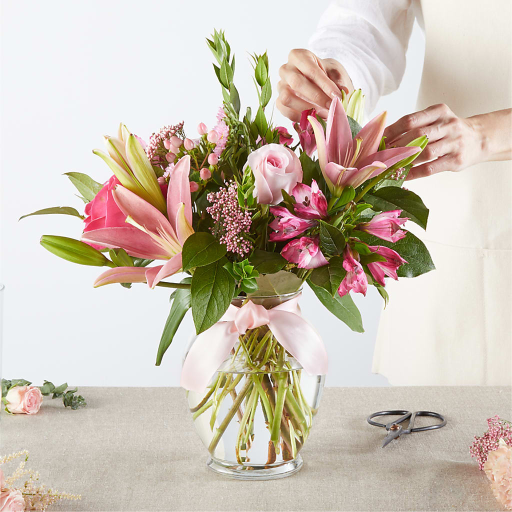 Pink Ribbon - A Florist Original –  What A Flowers, Lawrenceville GA