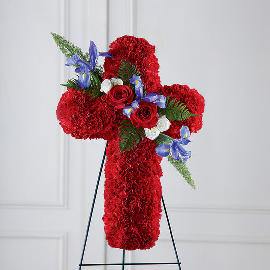 Faithful Hero Floral Cross –  What A Flowers, Lawrenceville GA