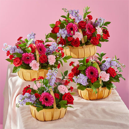 Pink Picnic Basket –  What A Flowers, Lawrenceville GA