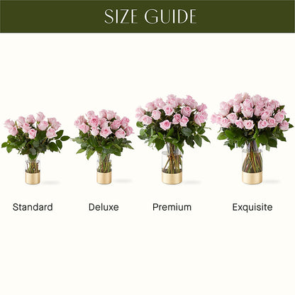 Picture Perfect Pink Rose Bouquet –  What A Flowers, Lawrenceville GA