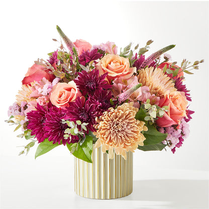 Berry Cobbler Bouquet with Ivory Vase –  What A Flowers, Lawrenceville GA