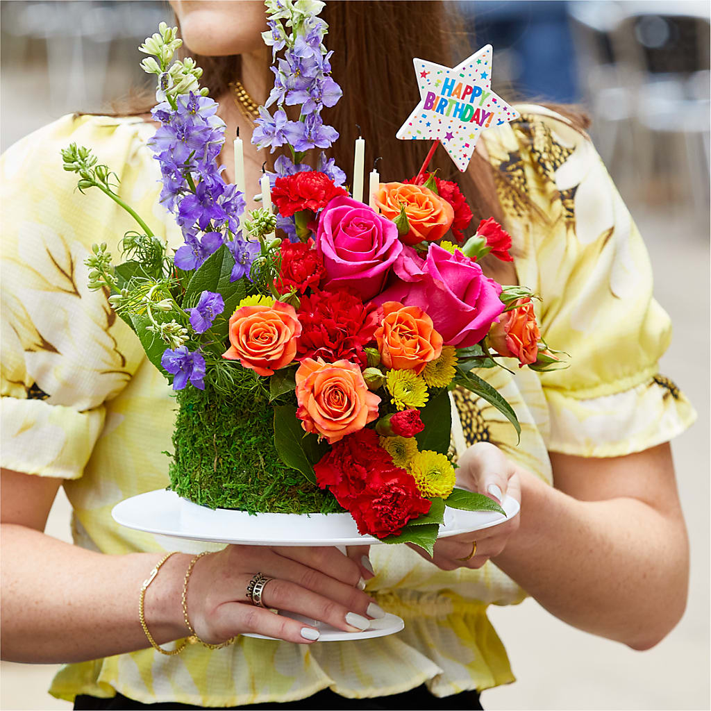 Best Year Yet Floral Cake –  What A Flowers, Lawrenceville GA