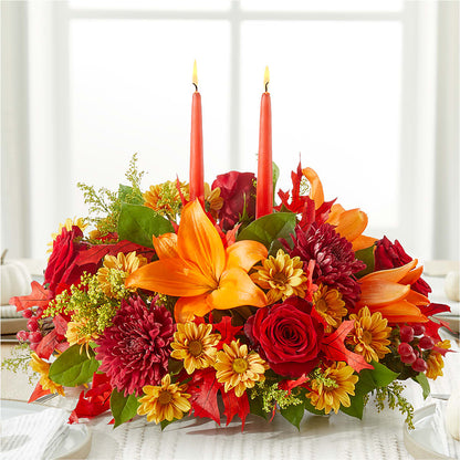 Autumn's Embrace Centerpiece –  What A Flowers, Lawrenceville GA