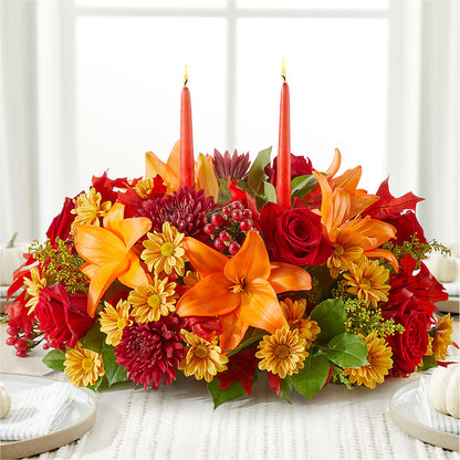 Autumn's Embrace Centerpiece –  What A Flowers, Lawrenceville GA