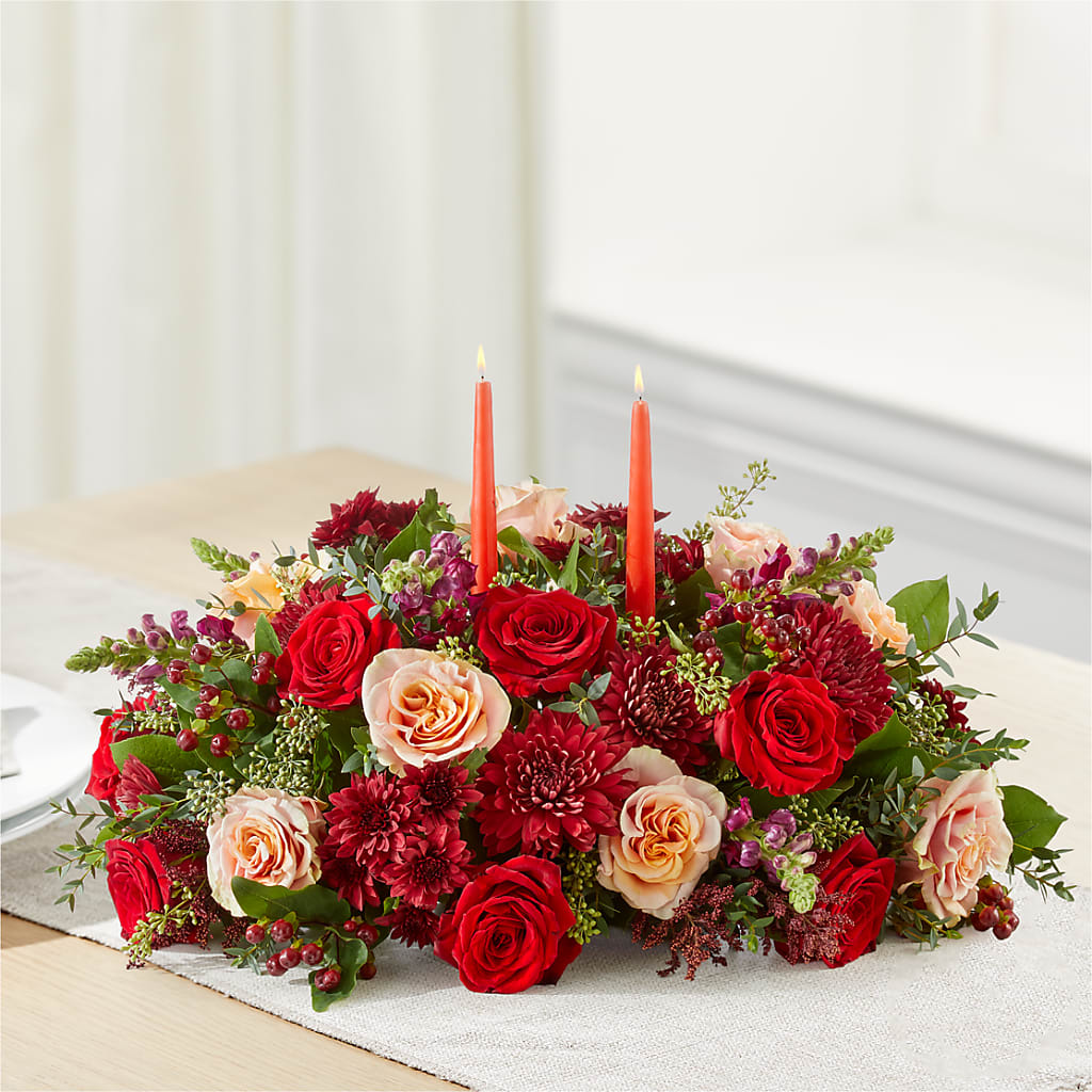 Most Thankful Centerpiece –  What A Flowers, Lawrenceville GA