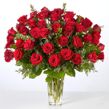 Forever Yours Fifty Stem Red Rose Bouquet –  What A Flowers, Lawrenceville GA