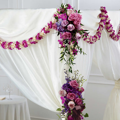 Color & Light Chuppah Decor –  What A Flowers, Lawrenceville GA